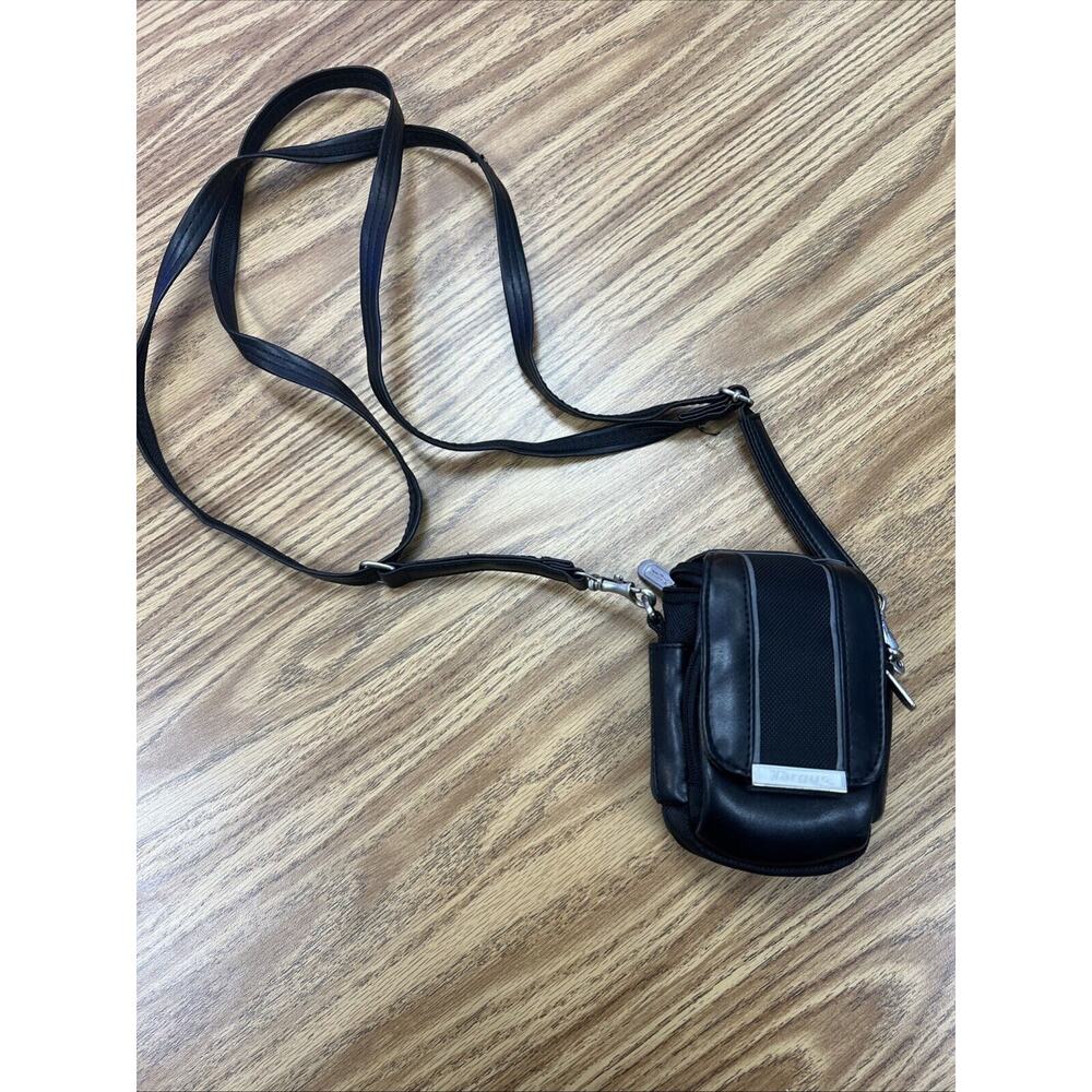 Targus Black Leather Lens Carry Case Digital Camera Case TPT 024-10